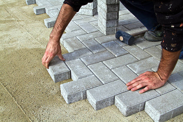 Permeable Paver Driveway in Grandy, NC